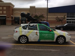 Google Street Views car & camera