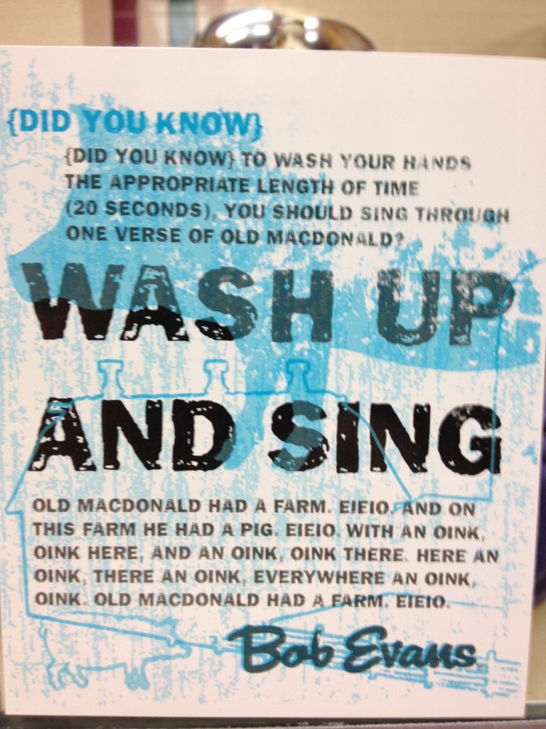 Wash Up and Sing