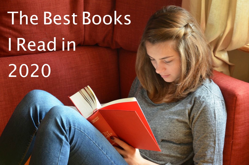 woman reading. Title: The Best Books I Read in 2020